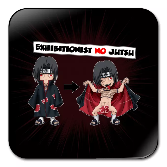Untersetzer Parodie auf Naruto Itachi Uchiwa