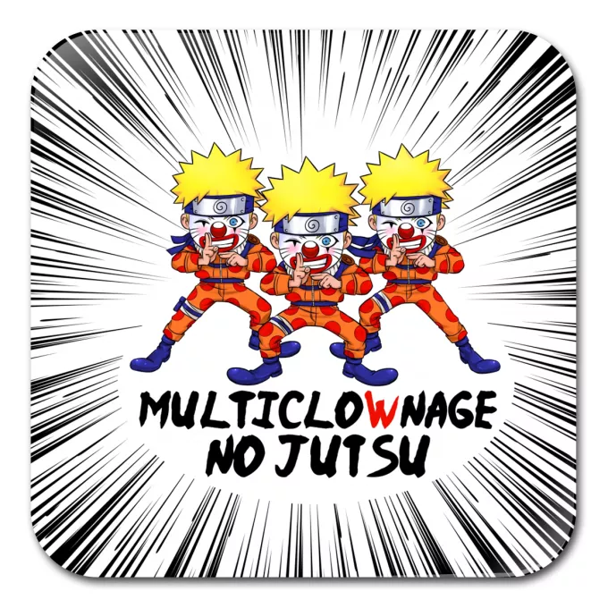 Sous-Bock Parodie Naruto Multiclownage No Jutsu !! - Naruto Multiclonage