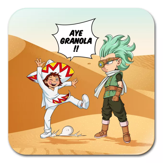 Sous-Bock Parodie Dragon Ball Super Aye Granola !! - Granola l'être le plus puissant de l'univers