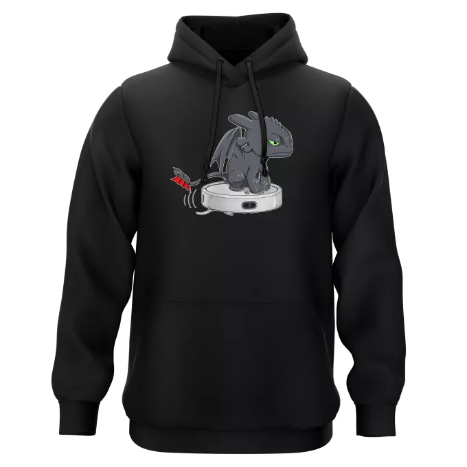 Hooded Sweatshirts Parody of How to train your Dragon Toothless