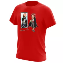 Roten Shanks T-Shirt “Roten Shanks und Gildarts Clive” – Parodie auf One Piece
