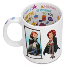 Mug Shanks « Man in the Mirror ! » – Parodie One Piece