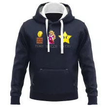 Sweat-Shirt à capuche Princesse Peach « Argent, Femmes et Pouvoir ! » – Parodie Super Mario