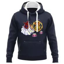 Pegasus Seiya Kapuzenpullover “Pegasus Seiya, Aiolia des Löwen und der Pope” – Parodie auf Saint Seiya