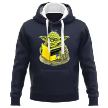 Sweat-Shirt à capuche Yoda « En grammaire, un zéro, il est... » – Parodie Star Wars