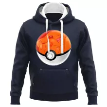 Das Pokeball Kapuzenpullover “Das Pokeball auf Pikachu” – Parodie auf Pokémon