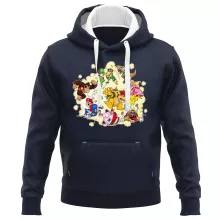 Mario Hoodie “Mario, Link, Fox, Bowser, Pikachu and Wario” – Super Smash Bros parody