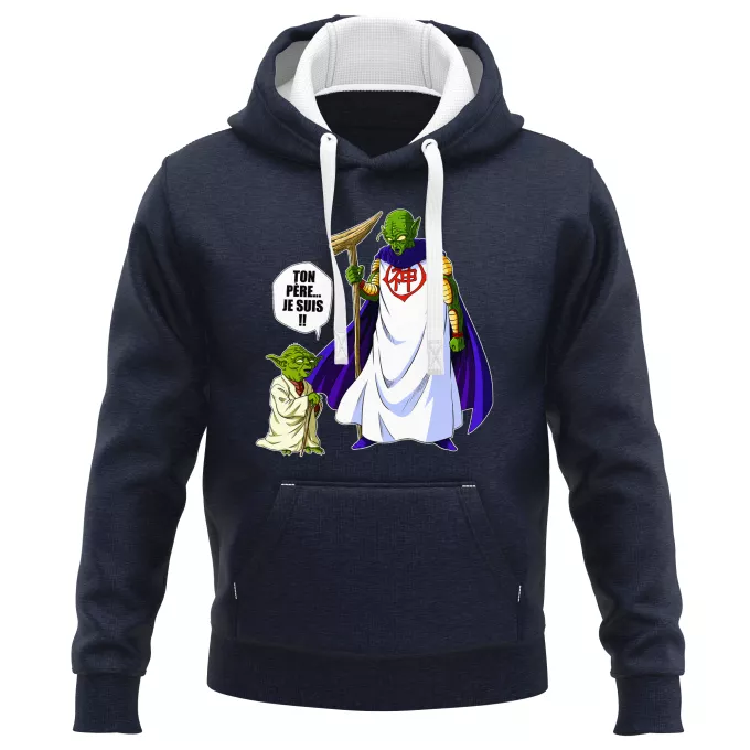 Sweat-shirts à Capuche PREMIUM Parodie Star Wars Ton père... Je suis !! - Yoda, Dieu