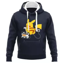 Sweat-Shirt à capuche Pikachu « En Charge... Ne pas déranger ! » – Parodie Pokémon