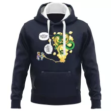 Sweat-Shirt à capuche Shenron « La Pétanque, c'est sacré ! » – Parodie Dragon Ball Z