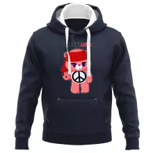 Hoodie “Peace and Love” – The Care Bears parody