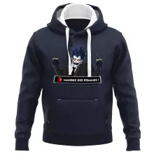 Sweat-Shirt à capuche Ryuk « Mangez des Pommes ! » – Parodie Death Note