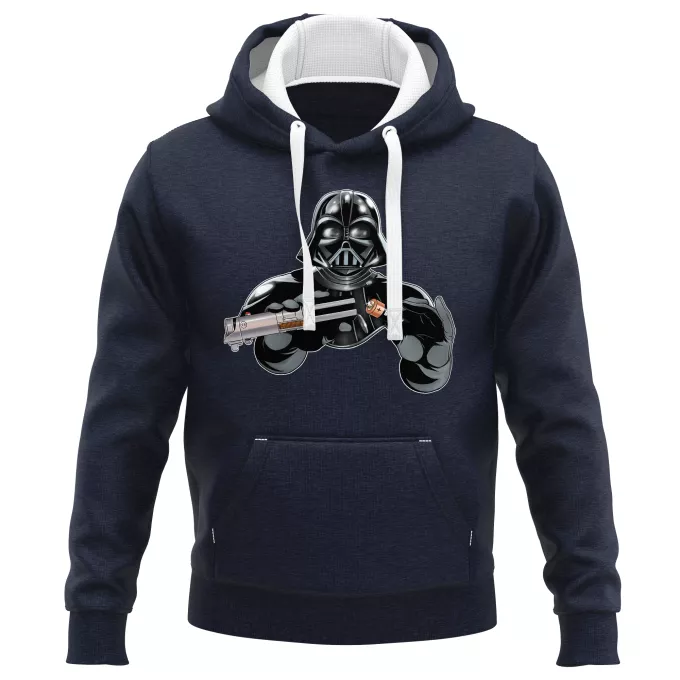 Tröjor PREMIUM med huva Parodi Stjärnornas krig Darth Vader