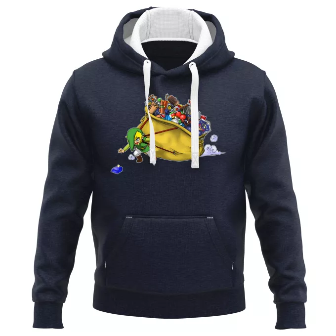 Camisolas com capuz PREMIUM Paródia Zelda Link