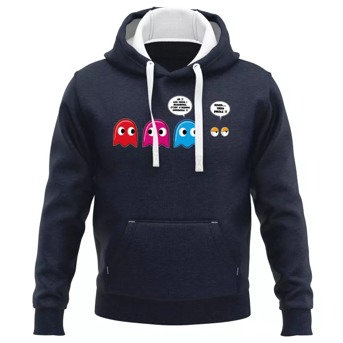 Sweat-shirts à Capuche PREMIUM Parodie Pacman Le Fant - Homme invisible !