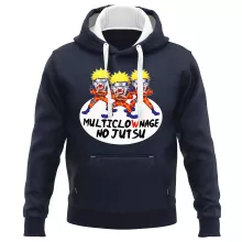 Sweat-Shirt à capuche Naruto Multiclonage « Multiclownage No Jutsu !! » – Parodie Naruto