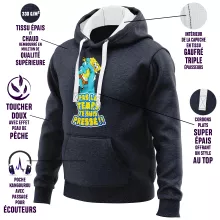 Sweat-Shirt à capuche Bob « Eponge pressée... » – Parodie Bob l'éponge