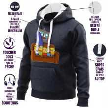Sudadera con capucha “Los Minions y Homer Simpson” – Parodia de Minions