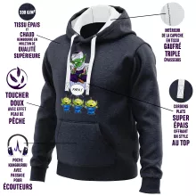Sweat-Shirt à capuche Piccolo « Papa !! » – Parodie Dragon Ball Z