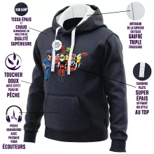 Sweat-Shirt à capuche Actarus « Papiers du véhicule s'il vous plaît ! » – Parodie Goldorak