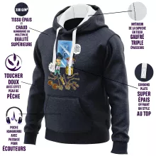 Sweat-Shirt à capuche Shiryu « Un choix très difficile... » – Parodie Saint Seiya