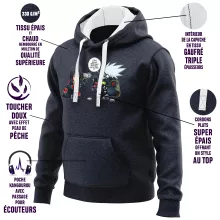 Sweat-Shirt à capuche Kakashi « Combat de Ninjas ! » – Parodie Naruto