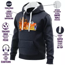 Sweat-Shirt à capuche Naruto « Un nouveau dresseur... » – Parodie Pokémon
