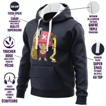 Camisola com capuz Tony Tony Chopper – One Piece de parodia