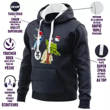 Yoda Hoodie “Yoda and Ash Ketchum” – Pokémon parody