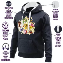 Mario Hoodie “Mario, Link, Fox, Bowser, Pikachu and Wario” – Super Smash Bros parody