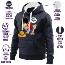 Sweat-Shirt à capuche Luffy « Mon Précieux (SD Edition) » – Parodie One Piece