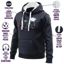 Itachi Hoodie “Itachi and Kakashi” – Naruto parody