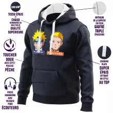 Sweat-Shirt à capuche « Narutôt... Narutard ! » – Parodie Naruto