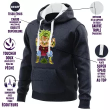 Broly Kapuzenpullover – Parodie auf Dragon Ball Z