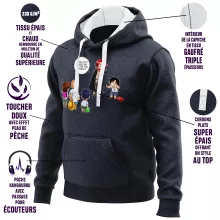 Sweat-Shirt à capuche Luffy « C'est lui ! » – Parodie One Piece