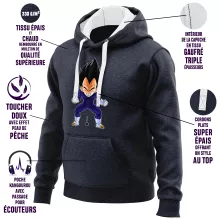 Sweat-Shirt à capuche Végéta « Super Caca Vol.2 » – Parodie Dragon Ball Z