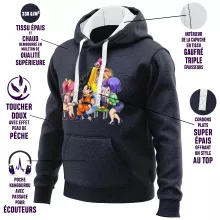 Son Goku Hoodie “Son Goku Super Saiyajin Transformation” – Dragon Ball Z parody