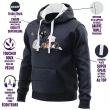 Brook Kapuzenpullover – Parodie auf One Piece