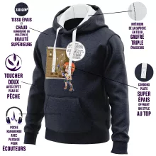 Sweat-Shirt à capuche Nami « Les prévisions de Météo Pirate pour le prochain épisode ! » – Parodie One Piece