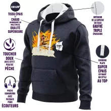 Sweat-Shirt à capuche Natsu « Allumer le Feu !! » – Parodie Fairy Tail