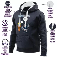 Sweat-Shirt à capuche « Portable No Jutsu ! » – Parodie Naruto