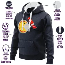 Sweat-Shirt à capuche « La pizza du Gamer ! » – Parodie Pacman