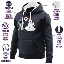 Sudadera con capucha R2-D2 – Parodia de Star Wars