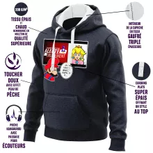 Sweat-Shirt à capuche Mario « Alerte enlèvement... » – Parodie Super Mario