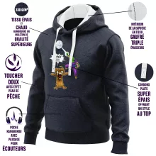 Sweat-Shirt à capuche Piccolo « MAISON !!!!!!!!!!!!!!! » – Parodie Dragon Ball Z