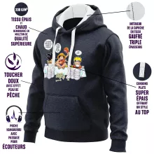 Sweat-Shirt à capuche « La recette d'un bon manga » – Parodie Naruto