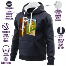 Pegasus Seiya Hoodie “Pegasus Seiya, Leo Aiolia and Terminator” – Knights of the Zodiac - Saint Seiya parody