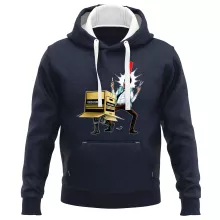 Sweat-Shirt à capuche Solid Snake « Colis piégé... » – Parodie Metal Gear Solid