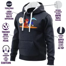 Sweat-Shirt à capuche « Le 100 M le plus rapide de tous les temps !! » – Parodie Flash