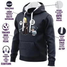 Sweat-Shirt à capuche Kira « Erreur sur la personne... » – Parodie Bleach